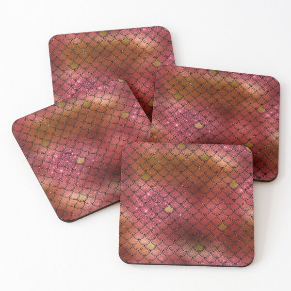 Item preview, Red Mermaid Pattern  designed and sold by MyTribePatterns.