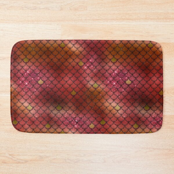 Item preview, Red Mermaid Pattern  designed and sold by MyTribePatterns.