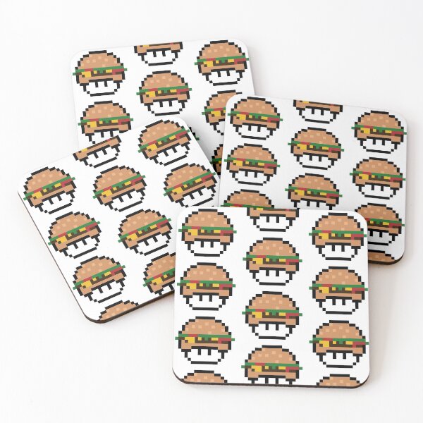 Item preview, McDonalds Mushroom Pixel Art Collection - Cheeseburger designed and sold by I-Hate-School.