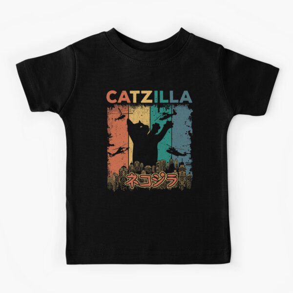 Item preview, Catzilla Japanese Funny Retro Catzilla designed and sold by alwinred.