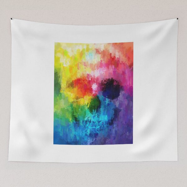 Item preview, Rainbow Skull by Vart designed and sold by vartstudio.