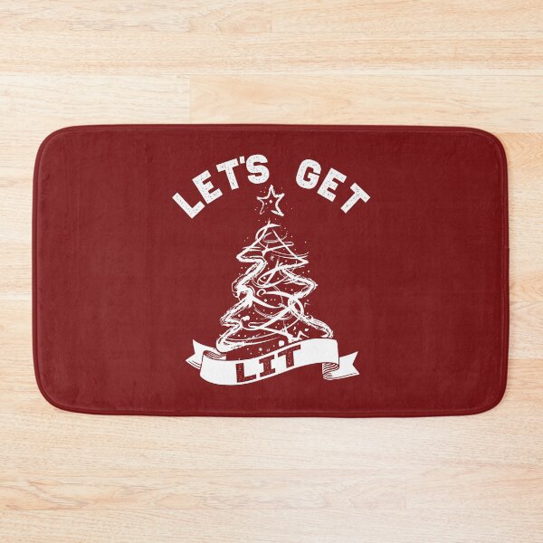 Item preview, Let's get Lit This Christmas Funny Humor Quote Gift for Xmas Party  designed and sold by alenaz.