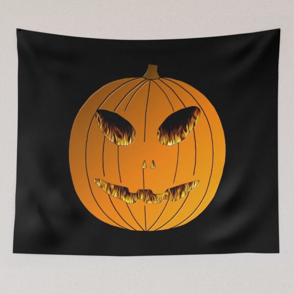 Item preview, Halloween Pumpkin Illustration With Flames designed and sold by MarkUK97.