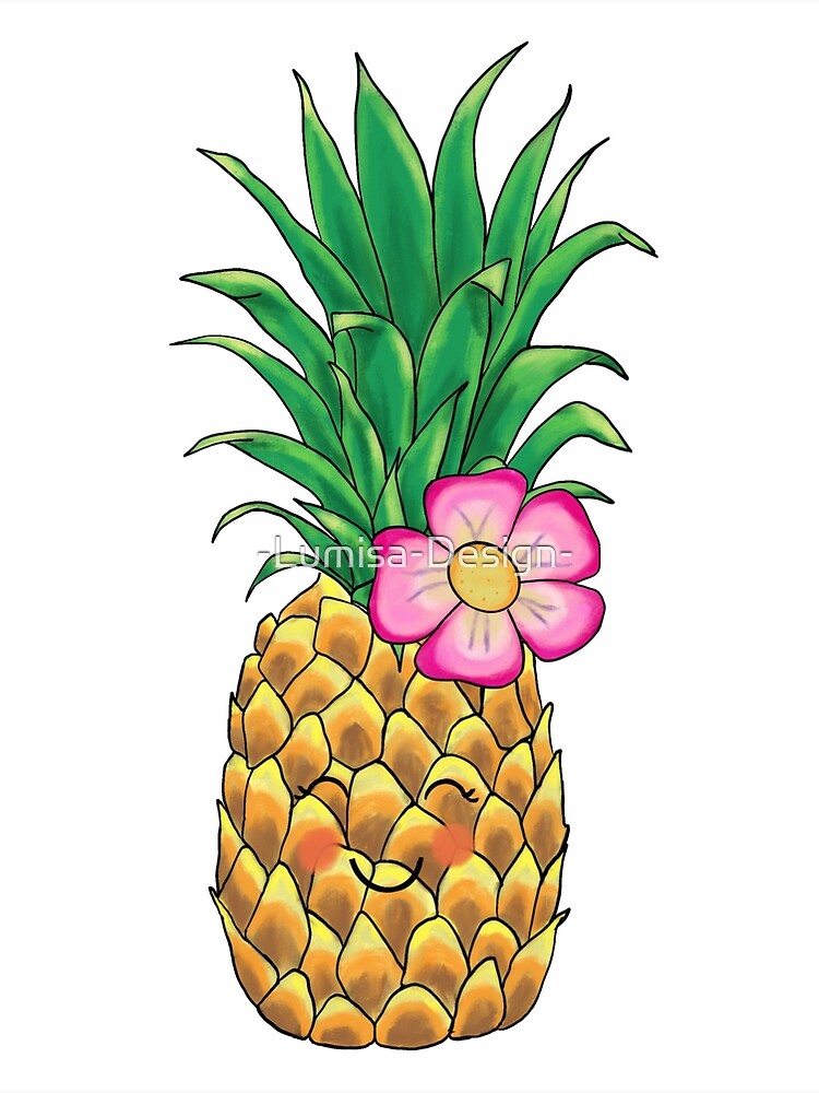 Disover Be a pineapple, stand tall, wear a crown and be sweet Premium Matte Vertical Poster