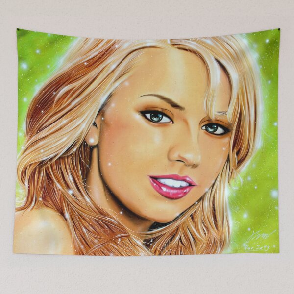 Item preview, Lexi Belle Portrait - Blond Girl in Nature designed and sold by Tommy James Peters.