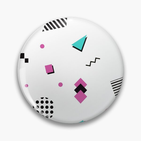 Item preview, Memphis modern geometric composition designed and sold by GoDesign1.
