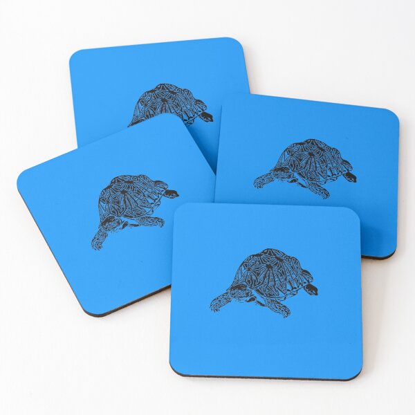 Item preview, Indian Star Tortoise  Black Print  designed and sold by designsasstultd.