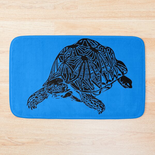 Item preview, Indian Star Tortoise  Black Print  designed and sold by designsasstultd.