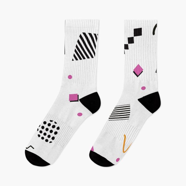 Item preview, Memphis modern geometric composition designed and sold by GoDesign1.