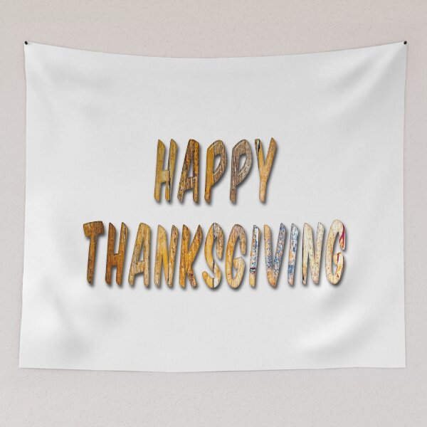 Item preview, Happy Thanksgiving Distressed Wood Words designed and sold by MarkUK97.