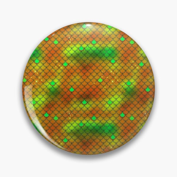 Item preview, Orange Mermaid Pattern  designed and sold by MyTribePatterns.