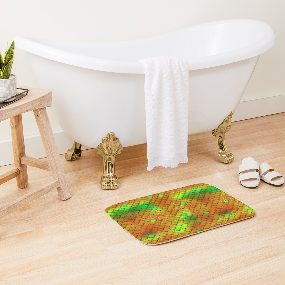 Item preview, Bath Mat designed and sold by MyTribePatterns.