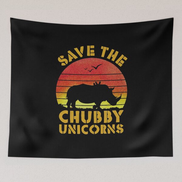 Item preview, Save the Chubby Unicorns Vintage sunset in Africa  designed and sold by alenaz.