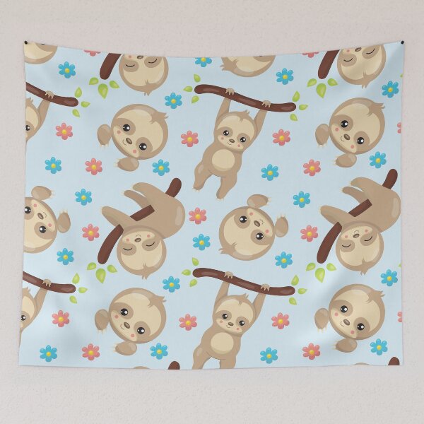 Item preview, Cute Baby Sloth Pattern designed and sold by erinnn41.