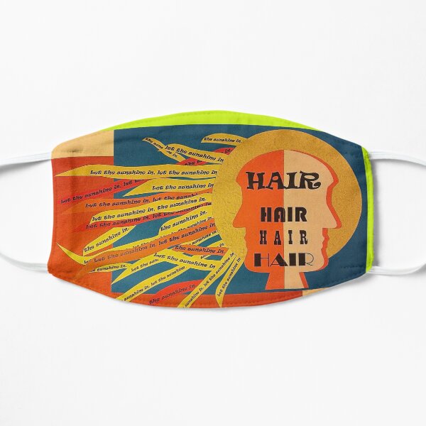 Hair in the sunshine Flat Mask