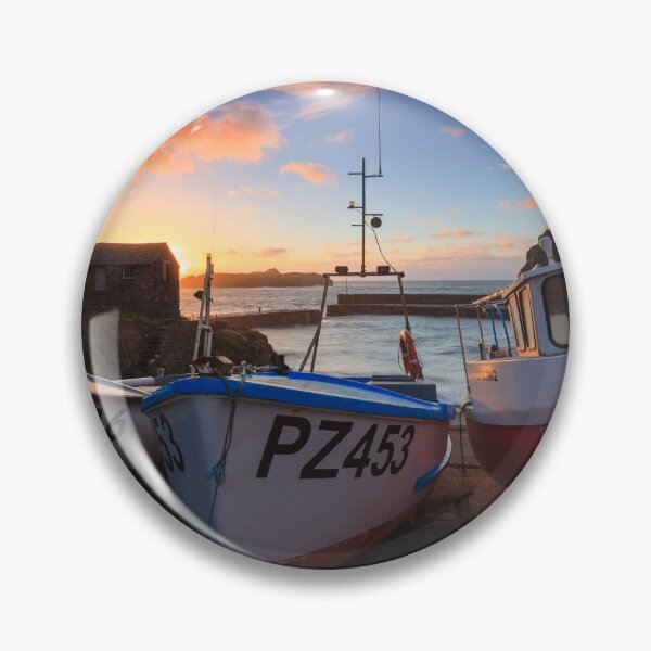Item preview, Boats at Sunset (Mullion Cove)  designed and sold by bitm2007.