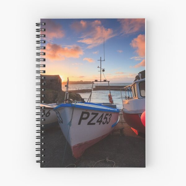 Item preview, Boats at Sunset (Mullion Cove)  designed and sold by bitm2007.