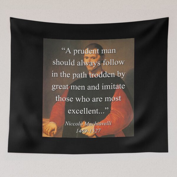 Item preview, A Prudent Man Should Follow - Machiavelli designed and sold by CrankyOldDude.