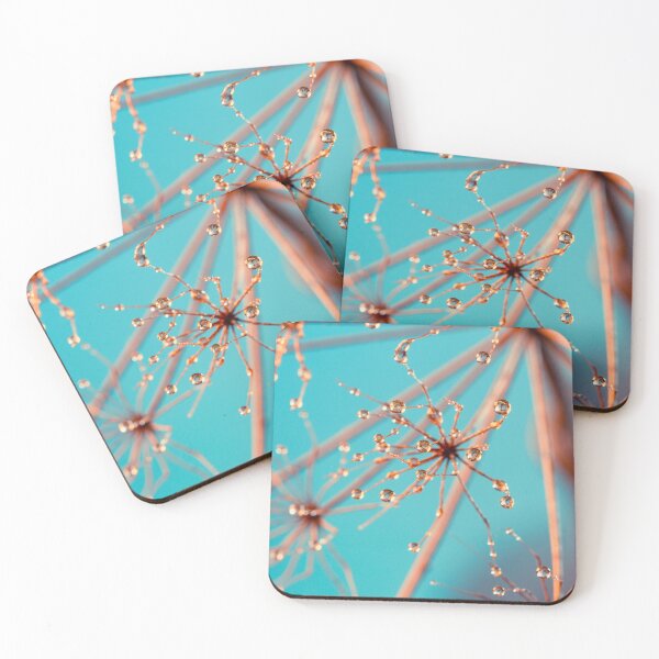 Item preview, Queen Anne's Lace in Blue designed and sold by FOLK ART FUSION by heidiannemorris.