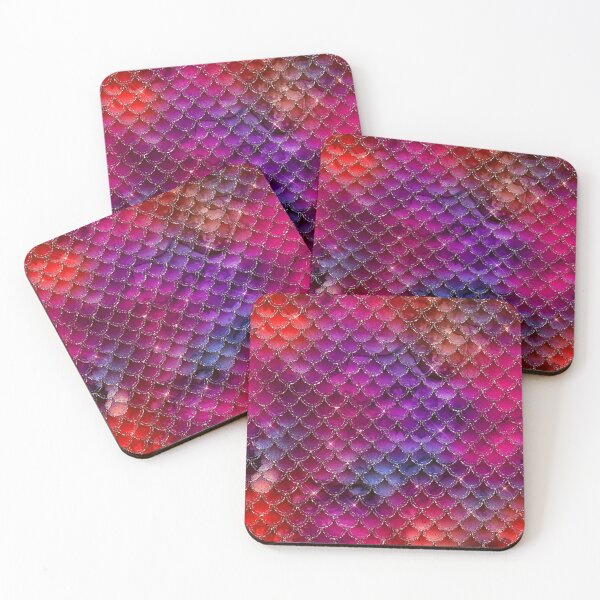 Item preview, Pink Purple Mermaid Pattern  designed and sold by MyTribePatterns.