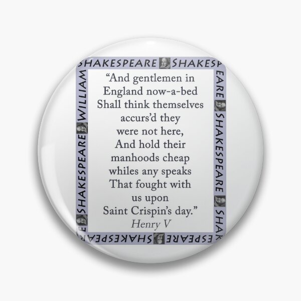 Item preview, And Gentlemen In England - Shakespeare designed and sold by CrankyOldDude.