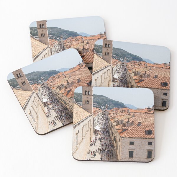 Item preview, Portrait crop of Dubrovniks Stradun designed and sold by wellsie82.