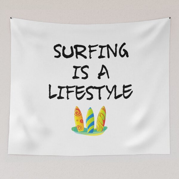 Item preview, Surfing Is A Lifestyle - Surfer Gift designed and sold by designitfun.