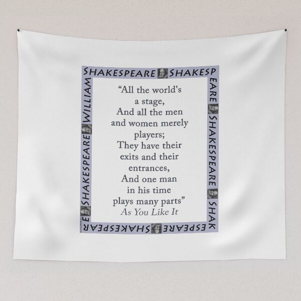 Item preview, All The Worlds A Stage - Shakespeare designed and sold by CrankyOldDude.