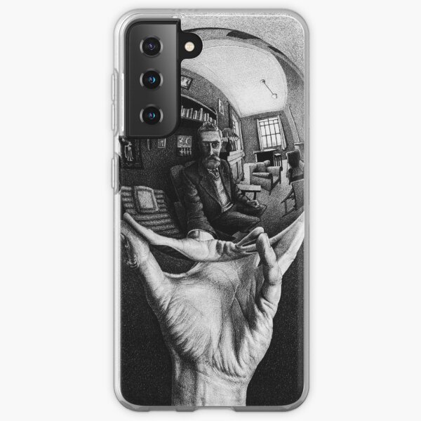 M.C. Escher - Hand with Reflecting Sphere Samsung Galaxy Soft Case
