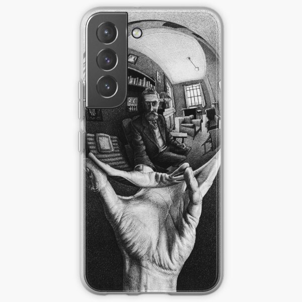 M.C. Escher - Hand with Reflecting Sphere Samsung Galaxy Soft Case