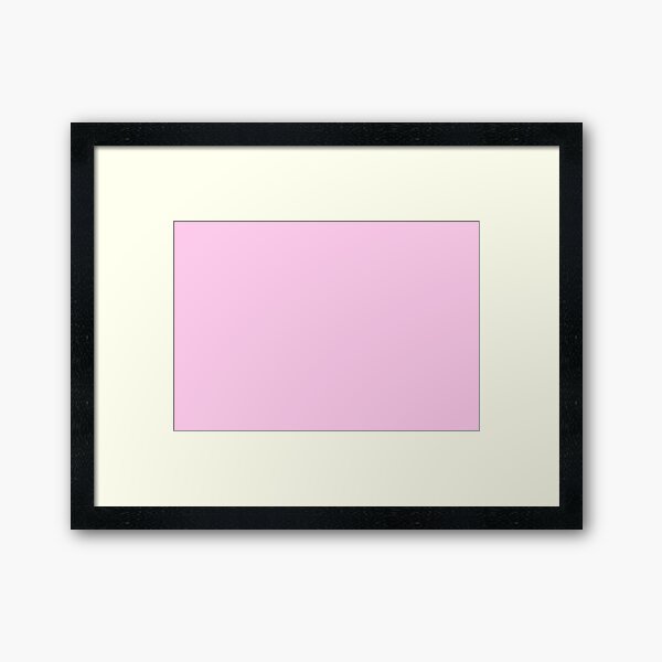 Light pink Framed Art Print