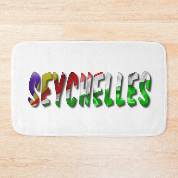 Item preview, Seychelles Word With Flag Texture designed and sold by MarkUK97.