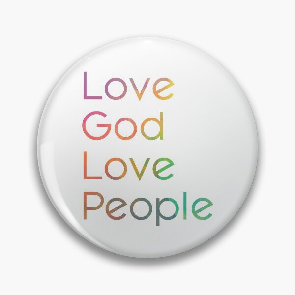 Item preview, Love God Love People watercolors designed and sold by ReVivingHoPe.