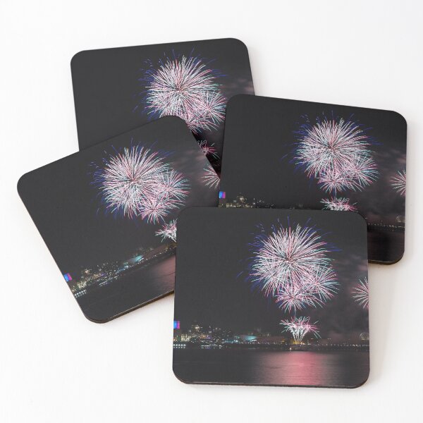 Item preview, Colourful fireworks above the Liverpool skyline designed and sold by wellsie82.