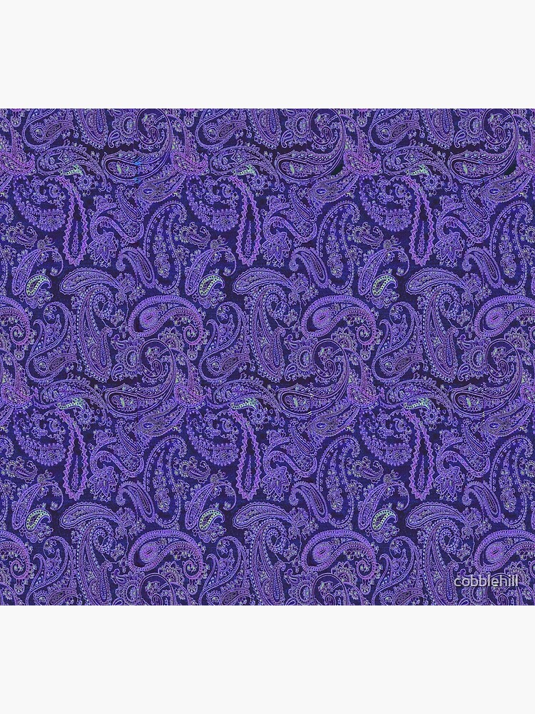 purple paisley by cobblehill