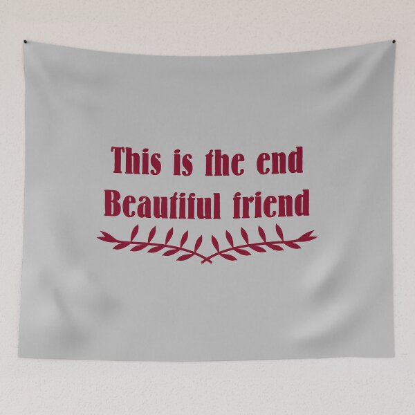 Item preview, The End, burgundy designed and sold by perezzzoso.