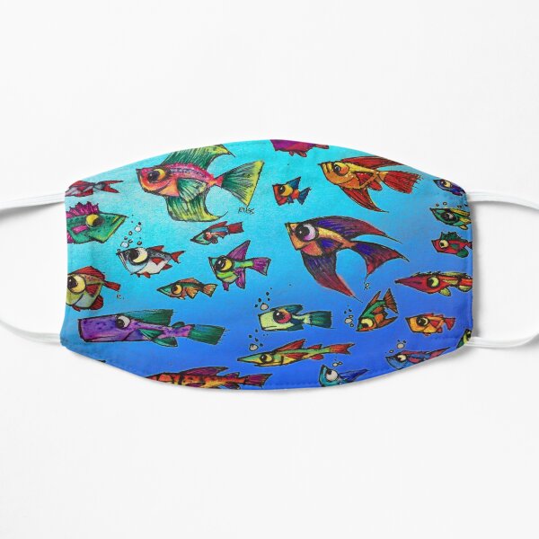 Tropical Fish Flat Mask