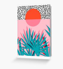 Whoa - palm sunrise southwest california palm beach sun city los angeles hawaii palm springs resort decor Greeting Card