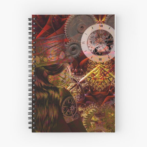 Item preview, Steampunk internal clock designed and sold by Art-by-Cassy.