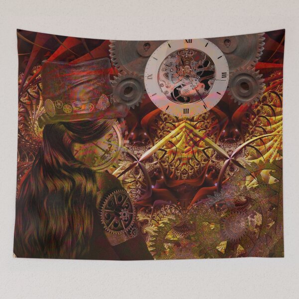 Item preview, Steampunk internal clock designed and sold by Art-by-Cassy.