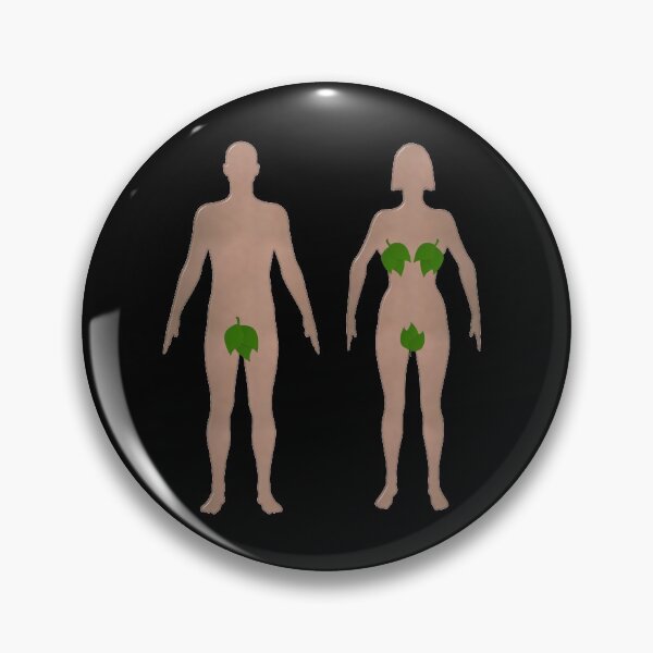 Item preview, Male and Female Realistic Shape Body Toilet Sign With Leaves designed and sold by MarkUK97.