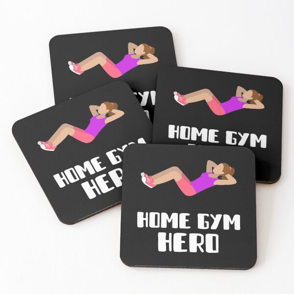 Item preview, Home Gym Hero: COVID-19 Awareness for Fit Women designed and sold by friendlyspoon.