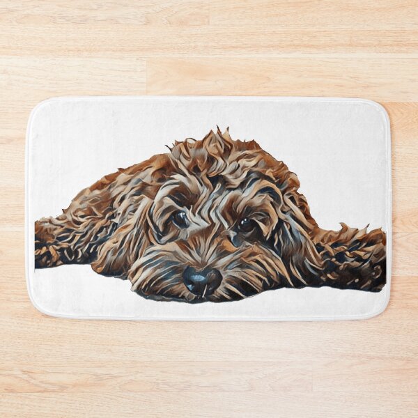 Item preview, Chocolate/Brown Cockapoo - White Background designed and sold by BernerAndBasset.