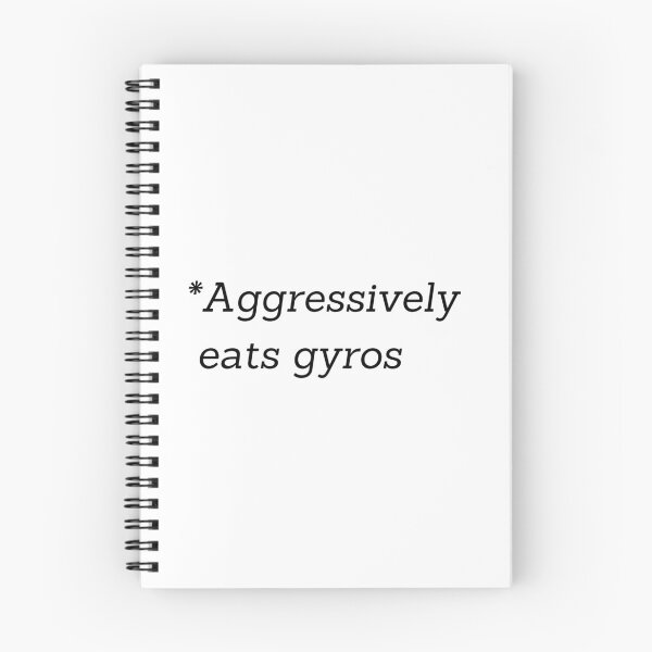 Item preview, Aggressively eats gyros designed and sold by Artsy AF.