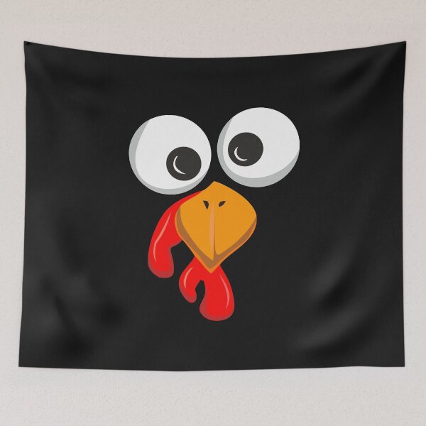 Item preview, Turkey Face Crazy Eyes Funny Thanksgiving Day Gift  designed and sold by alenaz.