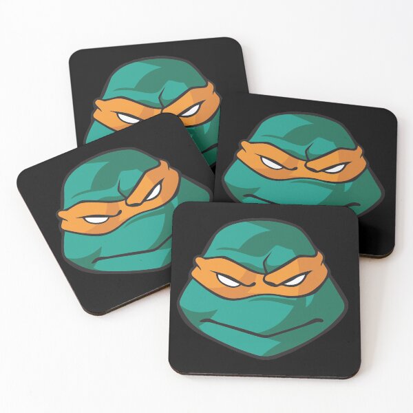 Item preview, TMNT Michelangelo face designed and sold by BlackHoleMedia.