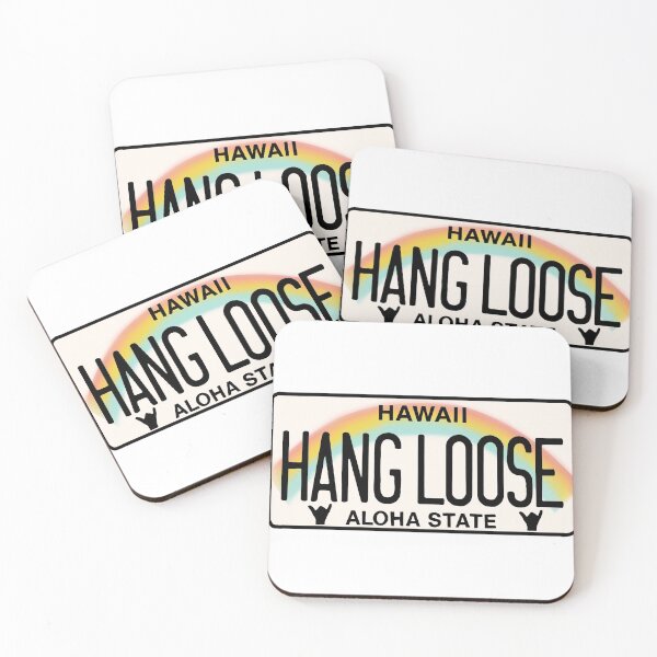 Item preview, Hang Loose License Plate designed and sold by VibinWithKimmie.