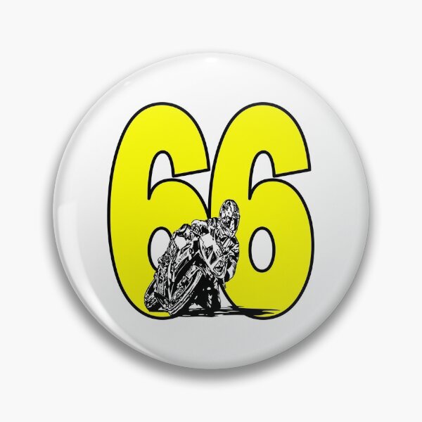 Artikelvorschau, Nummer 66 und ein Motorrad - sechsundsechzig entworfen und verkauft von AllShirts21.