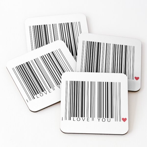 Item preview, I love you BARCODE designed and sold by Jo-2020.