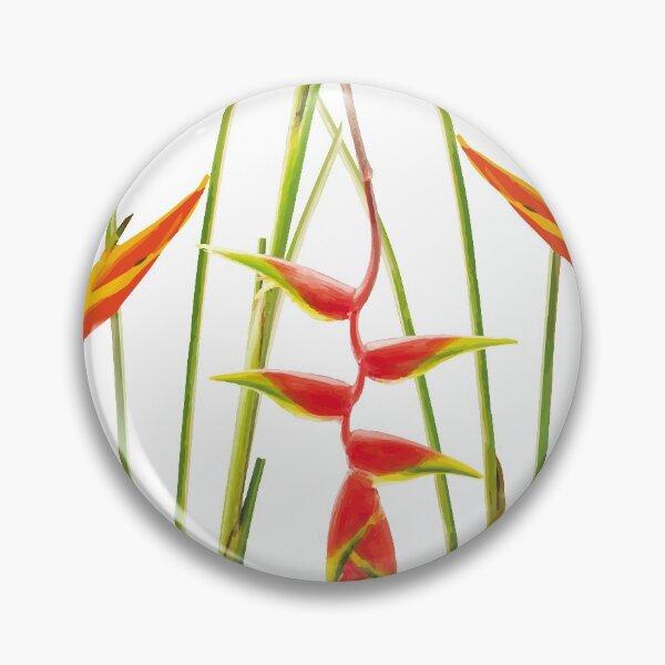 Item preview, Tropical Heliconia flower with withe background designed and sold by Move-Art.